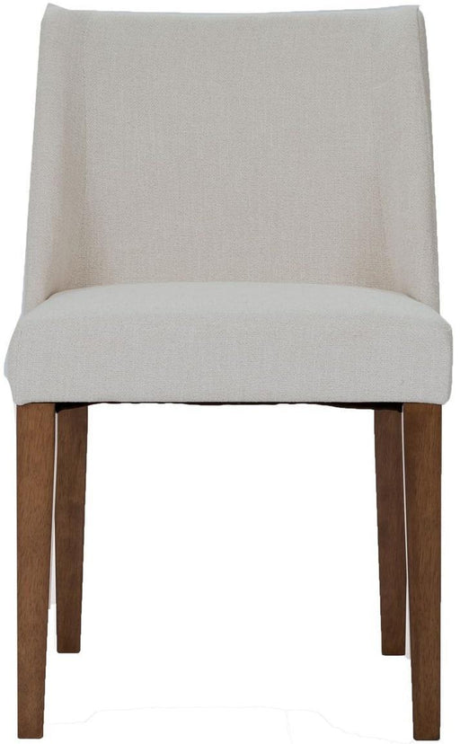 Liberty Furniture Space Saver Nido Chair (Light Tan) in Satin Walnut (Set of 2) - Furniture Max (Falls Church,VA) *