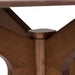 Liberty Furniture Space Saver Round Pedestal Table in Satin Walnut - Furniture Max (Falls Church,VA) *