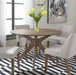 Liberty Furniture Space Saver Round Pedestal Table in Satin Walnut - Furniture Max (Falls Church,VA) *