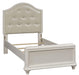 Liberty Furniture Stardust Full Panel Bed in Iridescent White - Furniture Max (Falls Church,VA) *