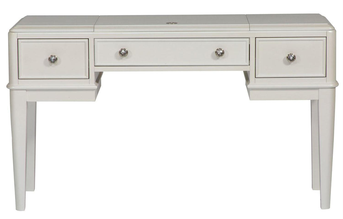 Liberty Furniture Stardust Vanity Desk in Iridescent White - Furniture Max (Falls Church,VA) *