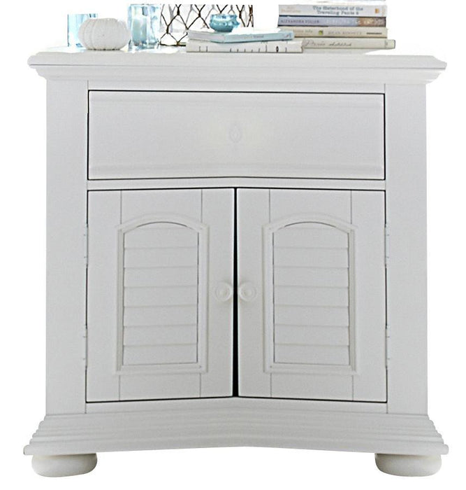 Liberty Furniture Summer House 1 Drawer Nightstand in Oyster White