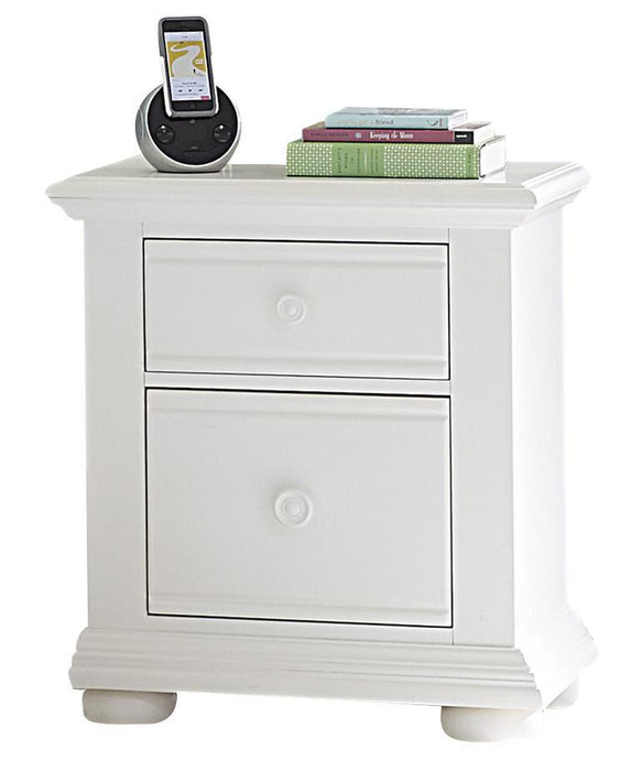 Liberty Furniture Summer House 2 Drawer Nightstand in Oyster White - Furniture Max (Falls Church,VA) *