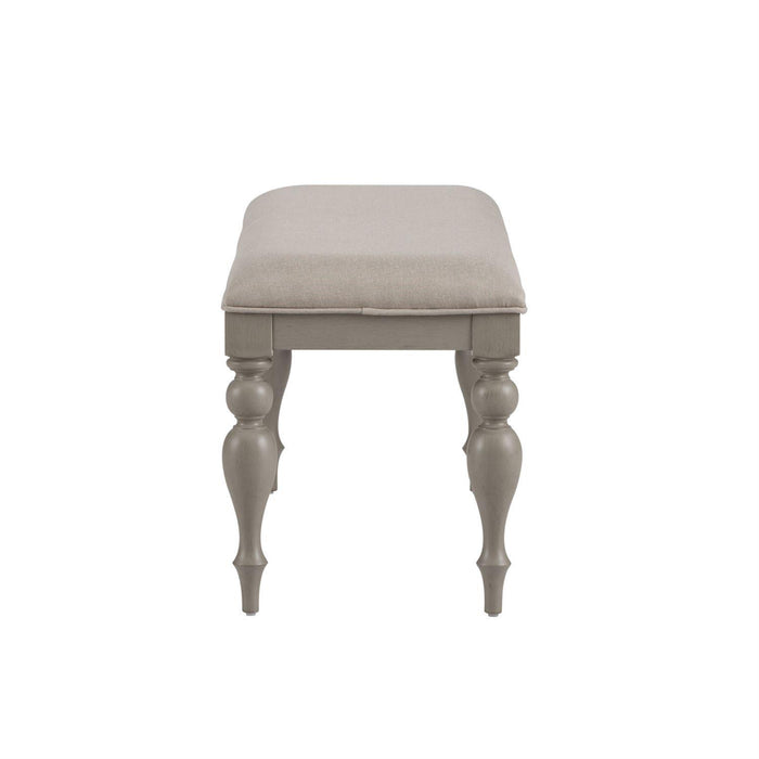 Liberty Furniture Summer House Bench (RTA) in Dove Grey