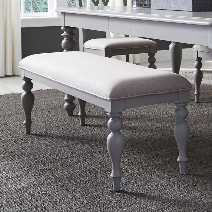 Liberty Furniture Summer House Bench (RTA) in Dove Grey - Furniture Max (Falls Church,VA) *