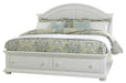 Liberty Furniture Summer House King with Storage Panel Bed in Oyster White - Furniture Max (Falls Church,VA) *
