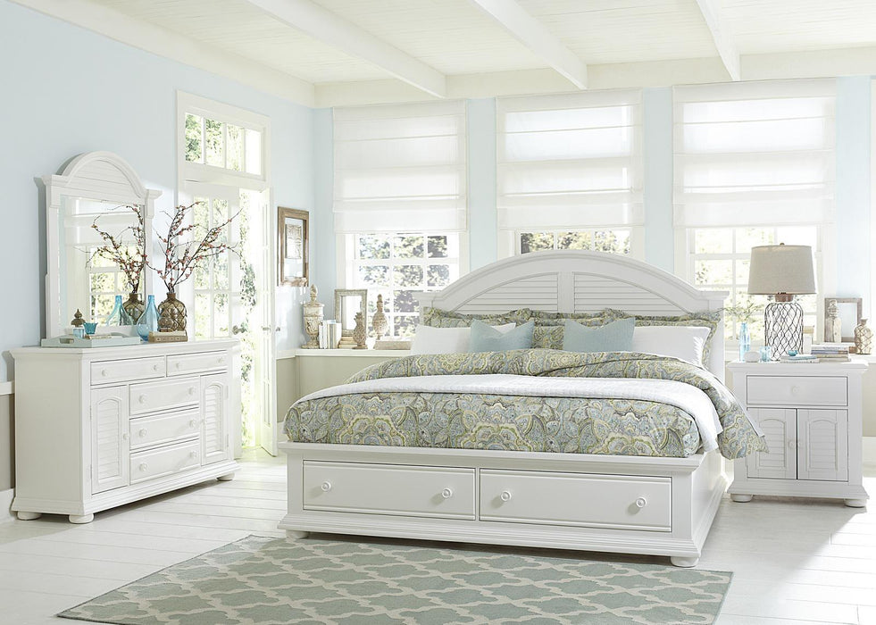 Liberty Furniture Summer House 5 Drawer Dresser in Oyster White - Furniture Max (Falls Church,VA) *