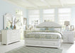 Liberty Furniture Summer House King with Storage Panel Bed in Oyster White - Furniture Max (Falls Church,VA) *