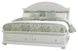 Liberty Furniture Summer House Queen with Storage Panel Bed in Oyster White - Furniture Max (Falls Church,VA) *