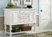 Liberty Furniture Summer House Server in Oyster White - Furniture Max (Falls Church,VA) *