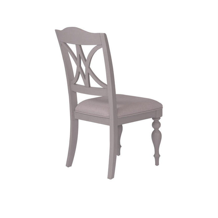 Liberty Furniture Summer House Slat Back Side Chair (RTA) in Dove Grey (Set of 2) - Furniture Max (Falls Church,VA) *