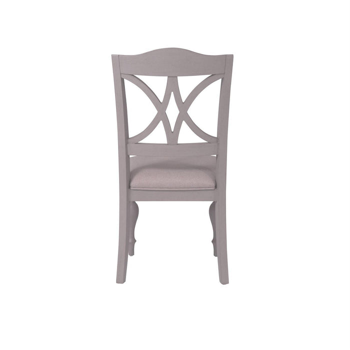 Liberty Furniture Summer House Slat Back Side Chair (RTA) in Dove Grey (Set of 2) - Furniture Max (Falls Church,VA) *