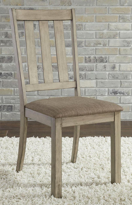 Liberty Furniture Sun Valley Slat Back Side Chair in Sandstone (RTA) - Furniture Max (Falls Church,VA) *