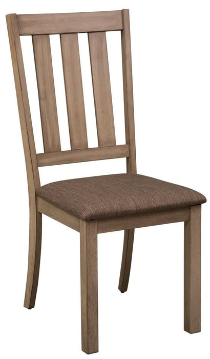 Liberty Furniture Sun Valley Slat Back Side Chair in Sandstone (RTA)