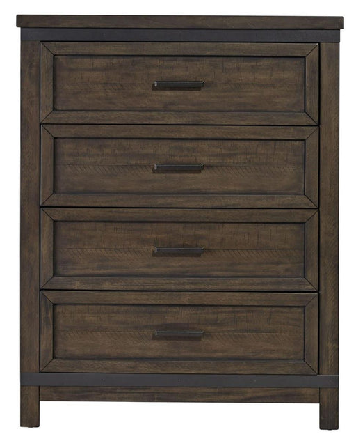 Liberty Furniture Thornwood Hills 4 Drawer Chest in Rock Beaten Gray - Furniture Max (Falls Church,VA) *