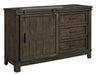 Liberty Furniture Thornwood Hills Barn Door Dresser in Rock Beaten Gray - Furniture Max (Falls Church,VA) *