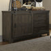 Liberty Furniture Thornwood Hills Barn Door Dresser in Rock Beaten Gray - Furniture Max (Falls Church,VA) *