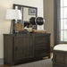 Liberty Furniture Thornwood Hills Barn Door Dresser in Rock Beaten Gray - Furniture Max (Falls Church,VA) *