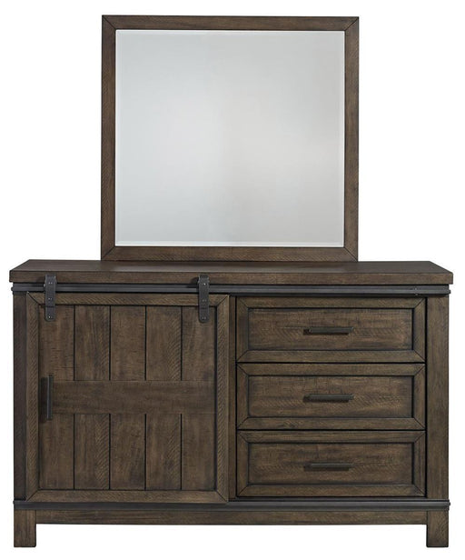 Liberty Furniture Thornwood Hills Mirror in Rock Beaten Gray - Furniture Max (Falls Church,VA) *