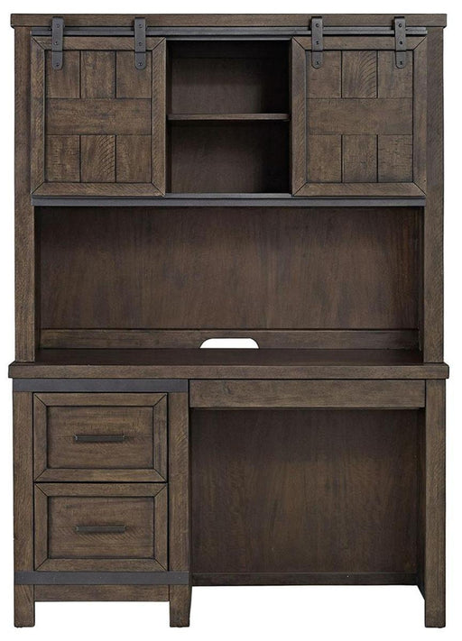 Liberty Furniture Thornwood Hills Student Desk in Rock Beaten Gray - Furniture Max (Falls Church,VA) *
