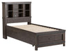 Liberty Furniture Thornwood Hills Twin Bookcase Bed in Rock Beaten Gray - Furniture Max (Falls Church,VA) *
