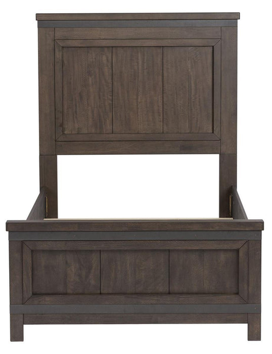 Liberty Furniture Thornwood Hills Twin Panel Bed in Rock Beaten Gray - Furniture Max (Falls Church,VA) *