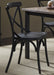 Liberty Furniture Vintage Dining Series X-Back Dining Side Chair in Black (Set of 2) - Furniture Max (Falls Church,VA) *