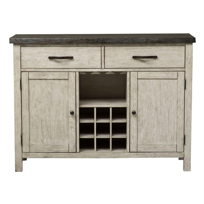 Liberty Furniture Willowrun Sideboard in Rustic White