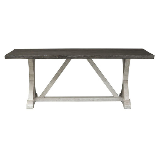 Liberty Furniture Willowrun Trestle Dining Table in Rustic White - Furniture Max (Falls Church,VA) *