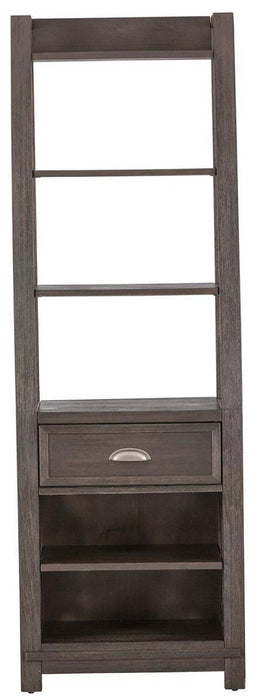 Liberty Heatherbrook 66" Entertainment Center with Piers in Charcoal & Ash - Furniture Max (Falls Church,VA) *