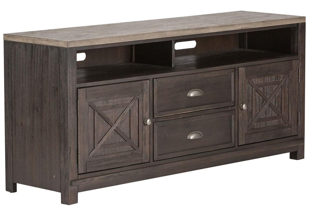 Liberty Heatherbrook 66" TV Console in Charcoal & Ash - Furniture Max (Falls Church,VA) *
