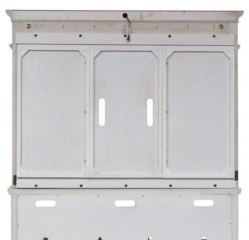 Liberty Heartland 66" Entertainment TV Stand with Hutch in Antique White - Furniture Max (Falls Church,VA) *