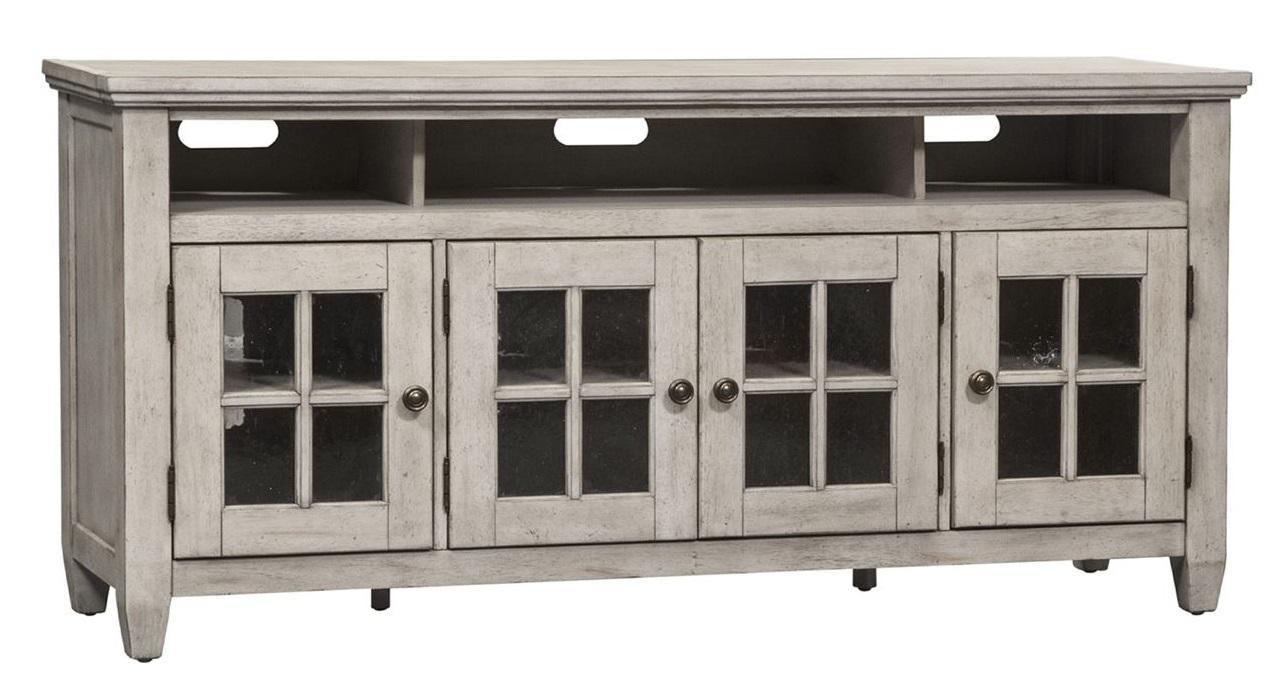 Liberty Heartland 66" TV Stand in Antique White - Furniture Max (Falls Church,VA) *