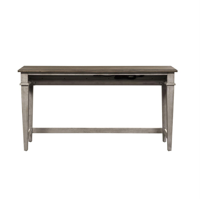 Liberty Heartland Console Bar Table in Antique White