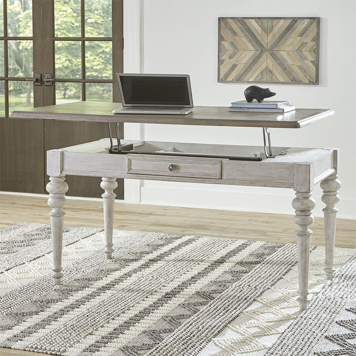 Liberty Heartland Lift Top Writing Desk in Antique White