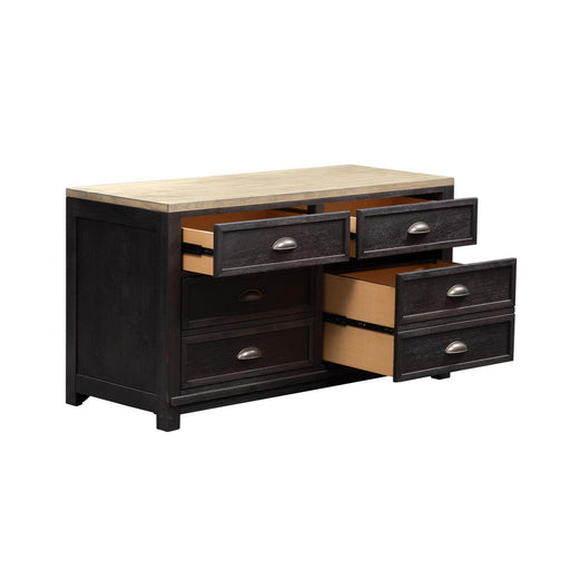 Liberty Heatherbrook Credenza in Charcoal & Ash - Furniture Max (Falls Church,VA) *