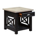 Liberty Heatherbrook Drawer End Table in Charcoal and Ash - Furniture Max (Falls Church,VA) *