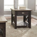 Liberty Heatherbrook Drawer End Table in Charcoal and Ash - Furniture Max (Falls Church,VA) *