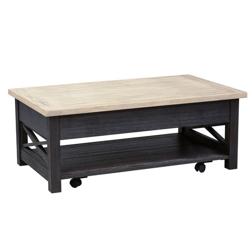 Liberty Heatherbrook Lift Top Cocktail Table in Charcoal and Ash - Furniture Max (Falls Church,VA) *