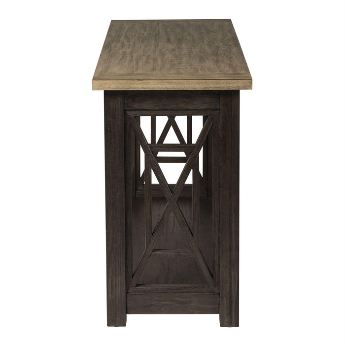 Liberty Heatherbrook Sofa Table in Charcoal and Ash - Furniture Max (Falls Church,VA) *