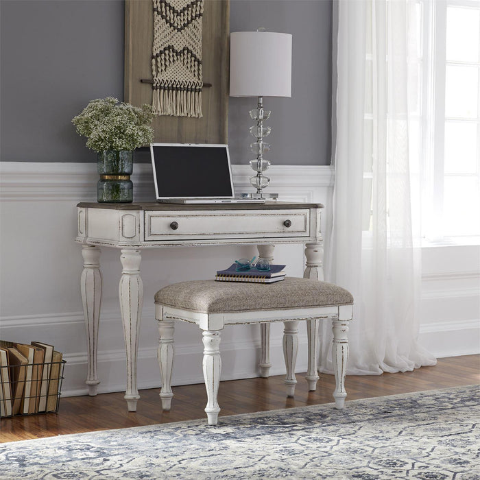 Liberty Magnolia Manor Accent Vanity Desk in Antique White