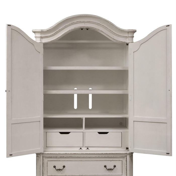 Liberty Magnolia Manor Armoire in Antique White/B - Furniture Max (Falls Church,VA) *
