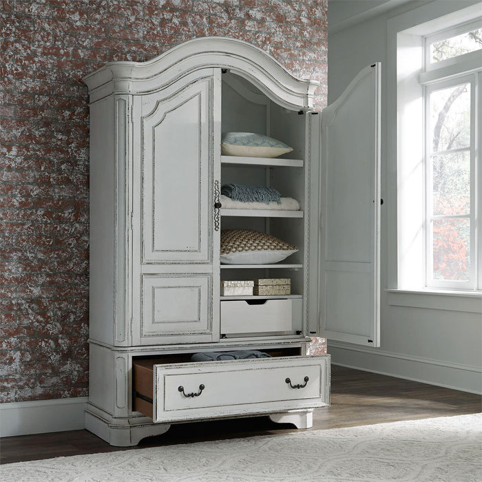 Liberty Magnolia Manor Armoire in Antique White/B - Furniture Max (Falls Church,VA) *