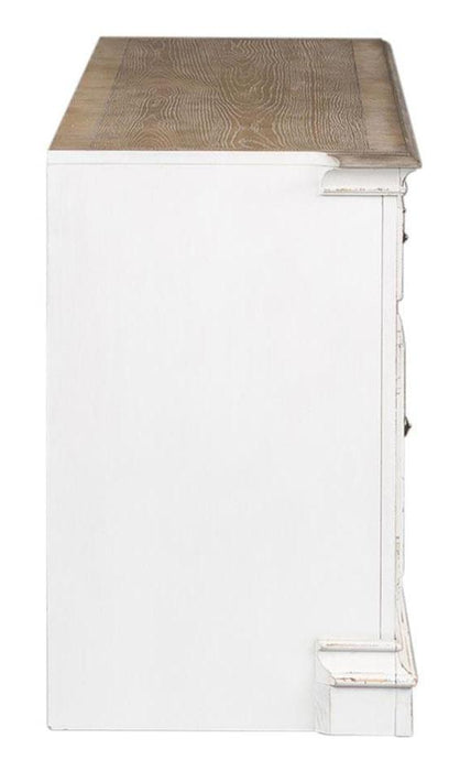 Liberty Magnolia Manor Entertainment TV Stand in Antique White - Furniture Max (Falls Church,VA) *