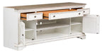 Liberty Magnolia Manor Entertainment TV Stand in Antique White - Furniture Max (Falls Church,VA) *