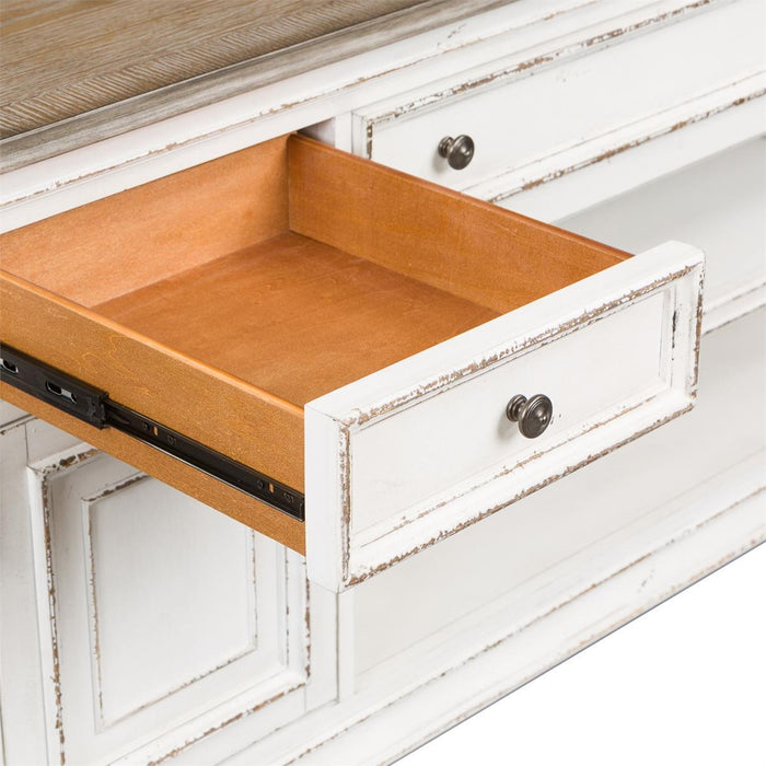 Liberty Magnolia Manor Entertainment TV Stand in Antique White - Furniture Max (Falls Church,VA) *