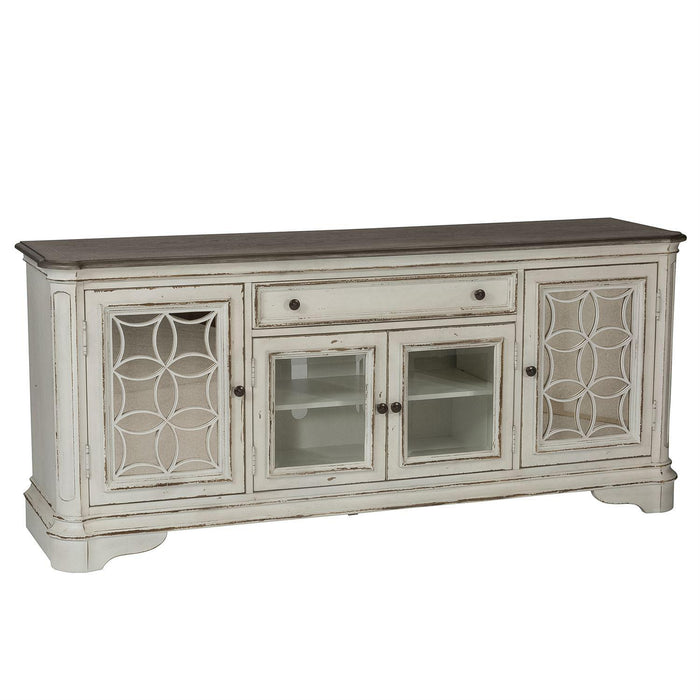Liberty Magnolia Manor Entertainment TV Stand in Antique White - Furniture Max (Falls Church,VA) *