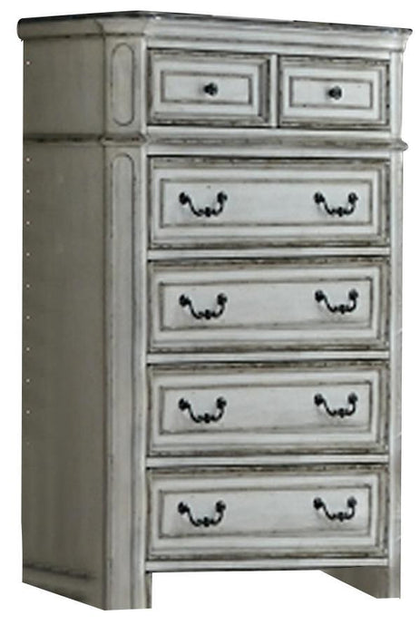 Liberty Magnolia Manor Five Drawer Chest in Antique White
