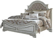 Liberty Magnolia Manor King Upholstered Bed in Antique White - Furniture Max (Falls Church,VA) *