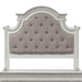 Liberty Magnolia Manor King Upholstered Panel Headboard in Antique White - Furniture Max (Falls Church,VA) *